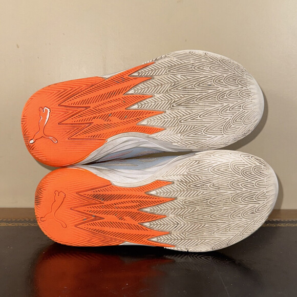 Puma Lamelo Ball MB.02 Jr Gorange Grey Orange 378358 02 Gradeschool Gs Size 5Y - Picture 5 of 5